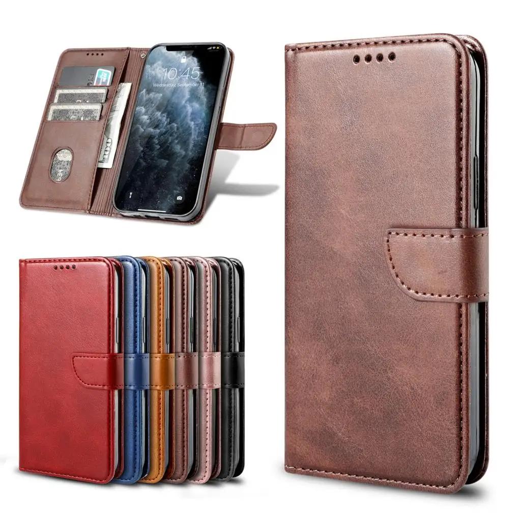 Flip Cover Leather Case for iPhone 13 12 11 Pro Max X XS Max 6 7 8 plus SE 2022 2020 Pu Leather Phone Bags protectiv